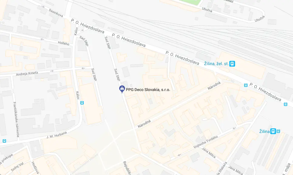 Mapa mesta