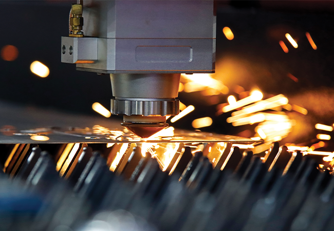 Extreme Protection Edge Plus card image - 650x450 - displaying metal engraving creating sparks