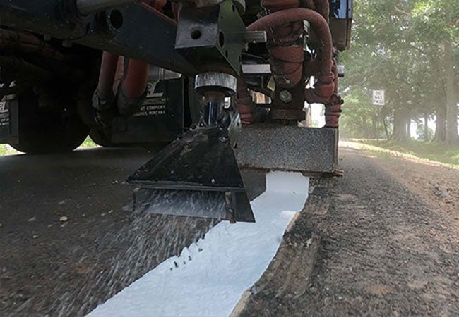 Traffic Solutions thermoplastic road markings