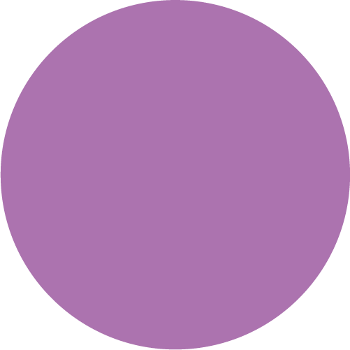 Un círculo morado sobre fondo negro
