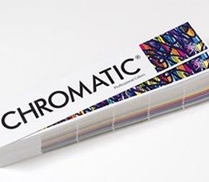 A stack of colorful paper