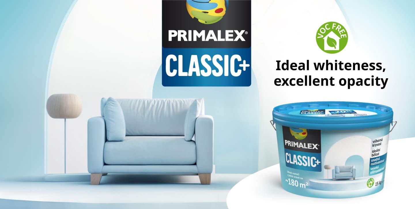 Primalex classic + collection homepage banner