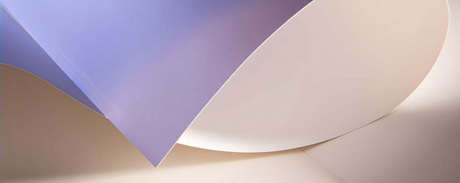 piece of paper curled over