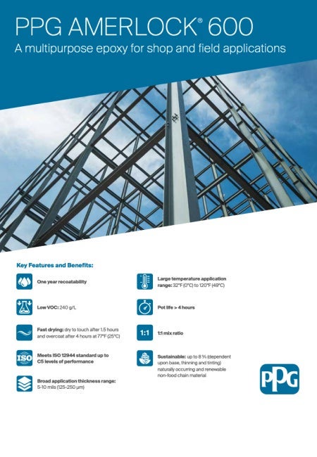 A brochure of a steel structure