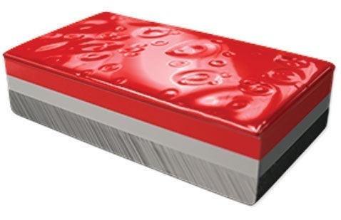 Cross section showing cissing within paintwork