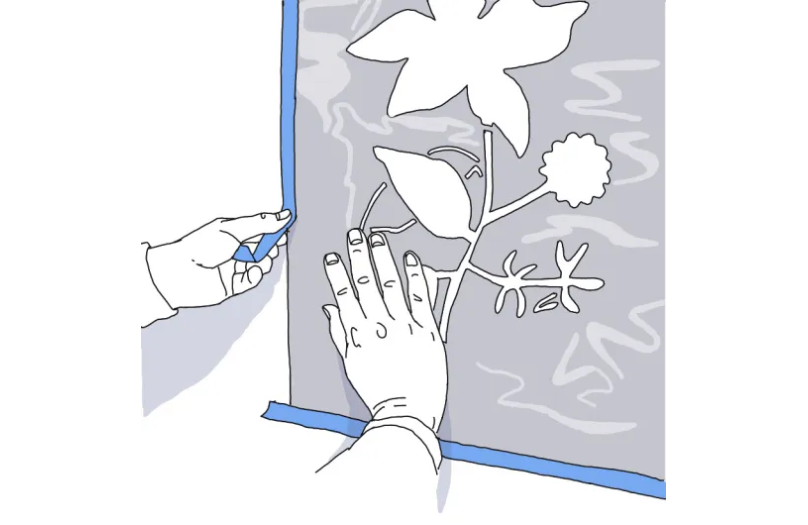 Måla med schabloner