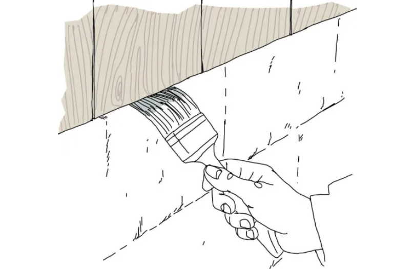 Olja ändträ innan lasering, Alcro