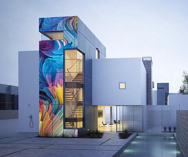 Building coated with PPG DURANEXT to achieve eye-catching design