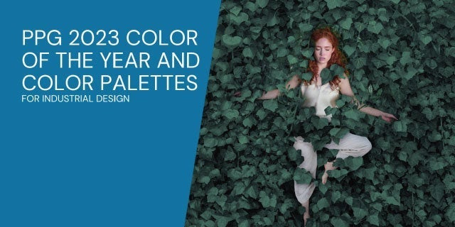 PPG 2023 Color of the Year and Color Palettes for Industrial Design with YouTube video