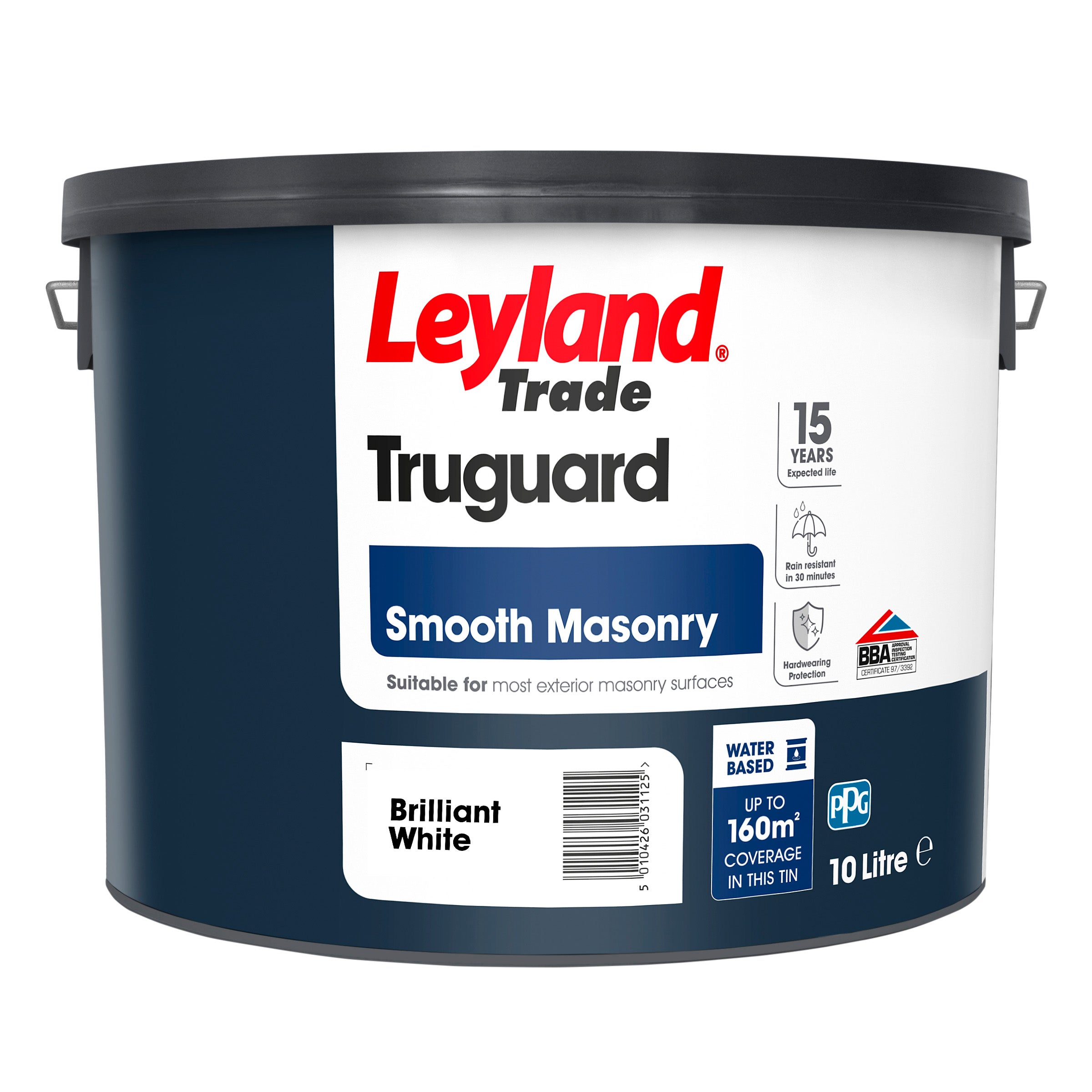 A blue and white Leyland Trade Truguard bucket