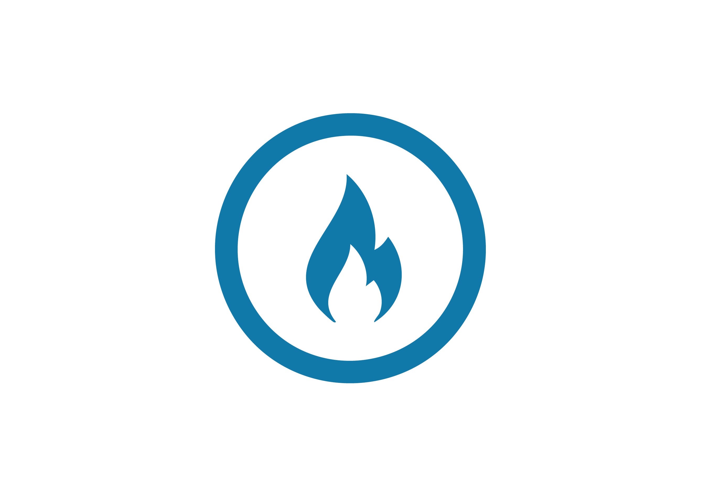 Icon representing intumescent passive fire protection coating system for data center infrastructure