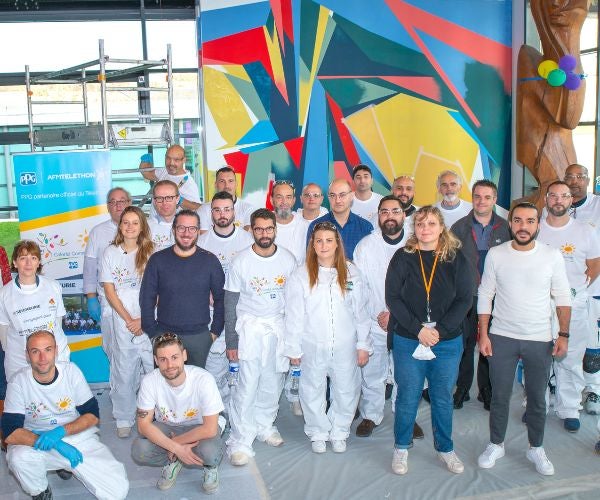 Volunteers at Colorful Communities project in 2022