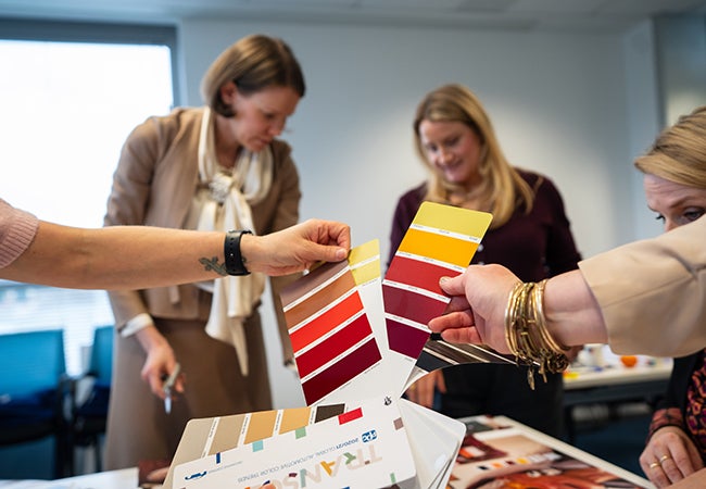 PPG color experts during a global color forecasting workshop