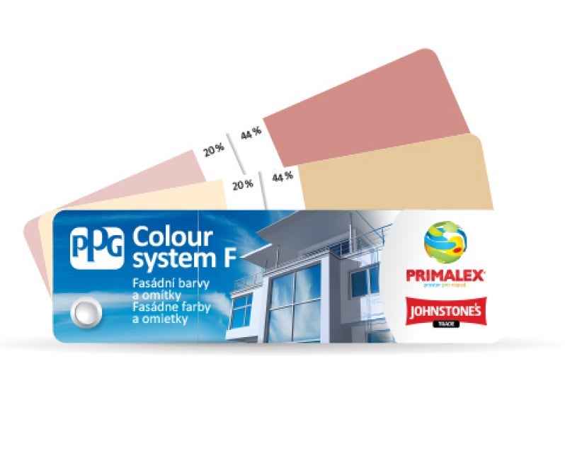 Detailní záběr na vzorník barev