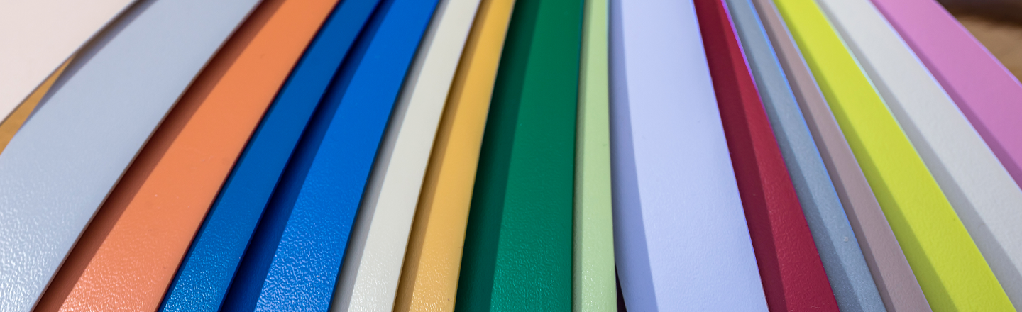 Colored metal panels