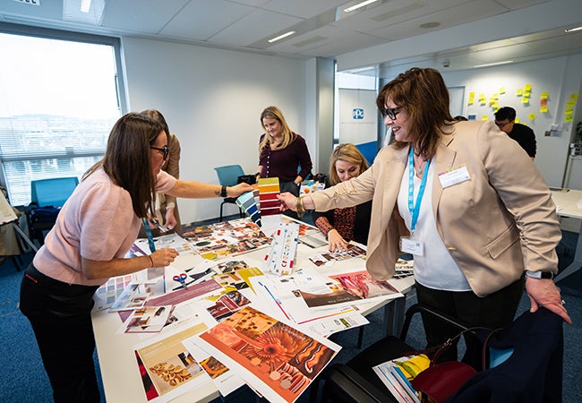 PPG color experts during a global color forecasting workshop