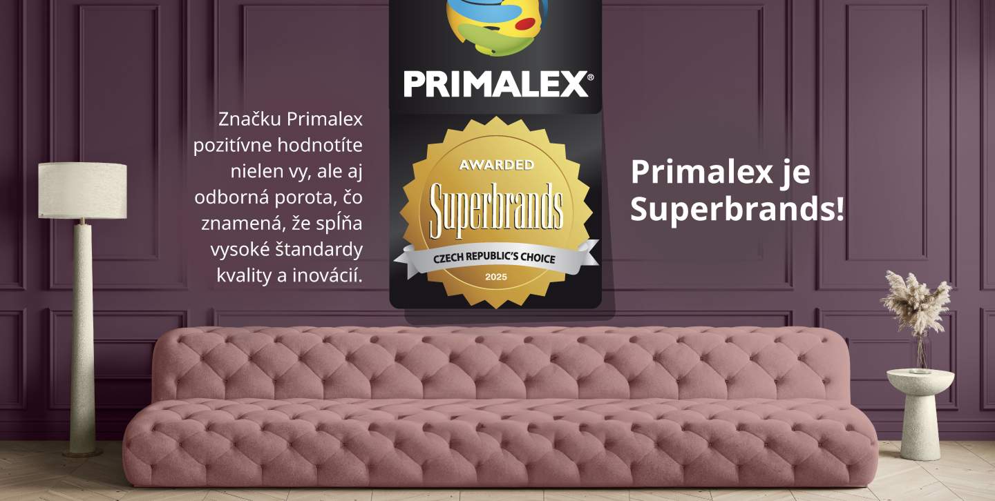 Primalex is a super brand homepage banner