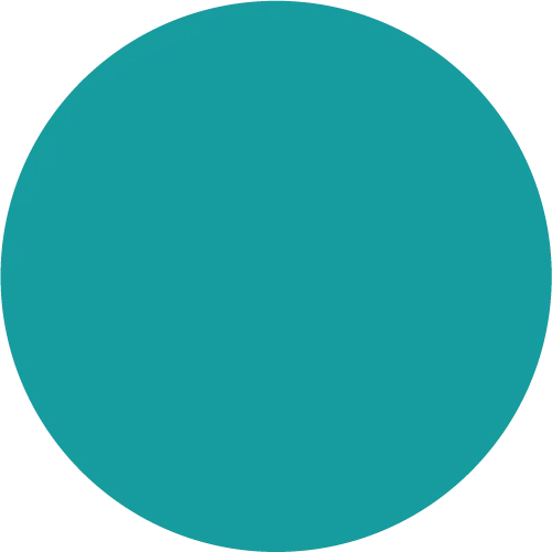 Un círculo azul sobre fondo negro