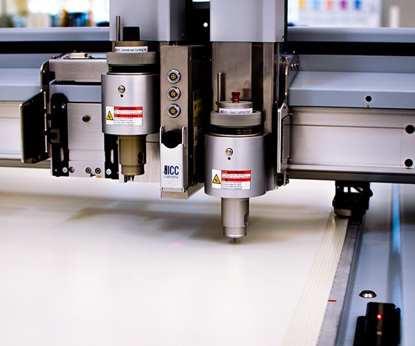 laser machine cutting film