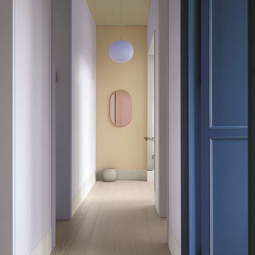 Diamond Yellow Daze met Ash Grove en Blue tang