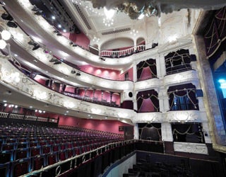 A view of a theater from the inside