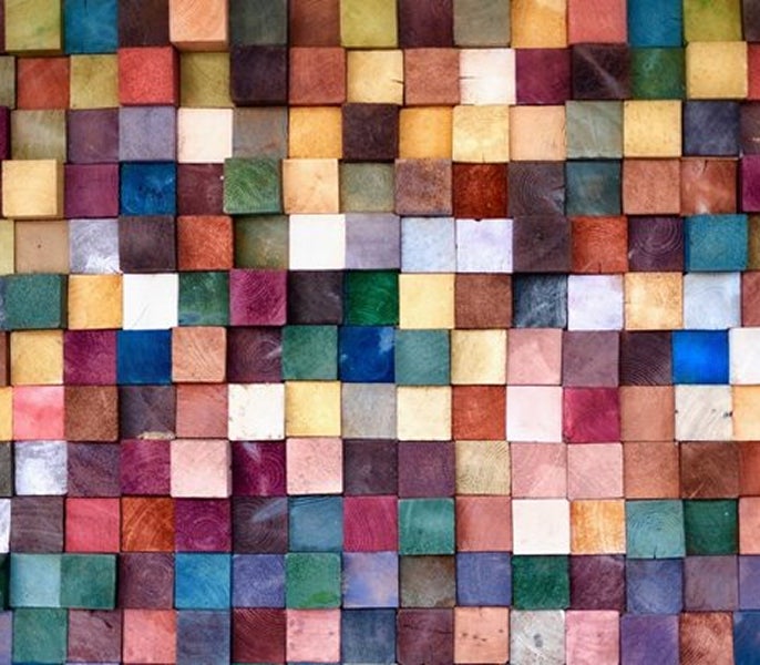 A group of colorful squares