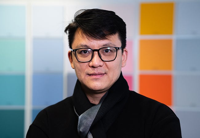 Wei Xue, a PPG employee within our Industrial Coatings business, and a color expert