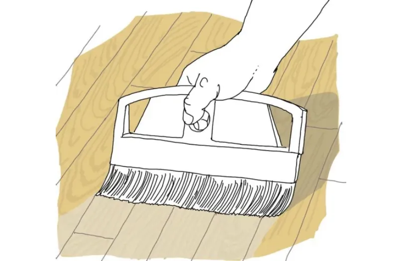 Lacka parkettgolv med Alcro Lackfärg