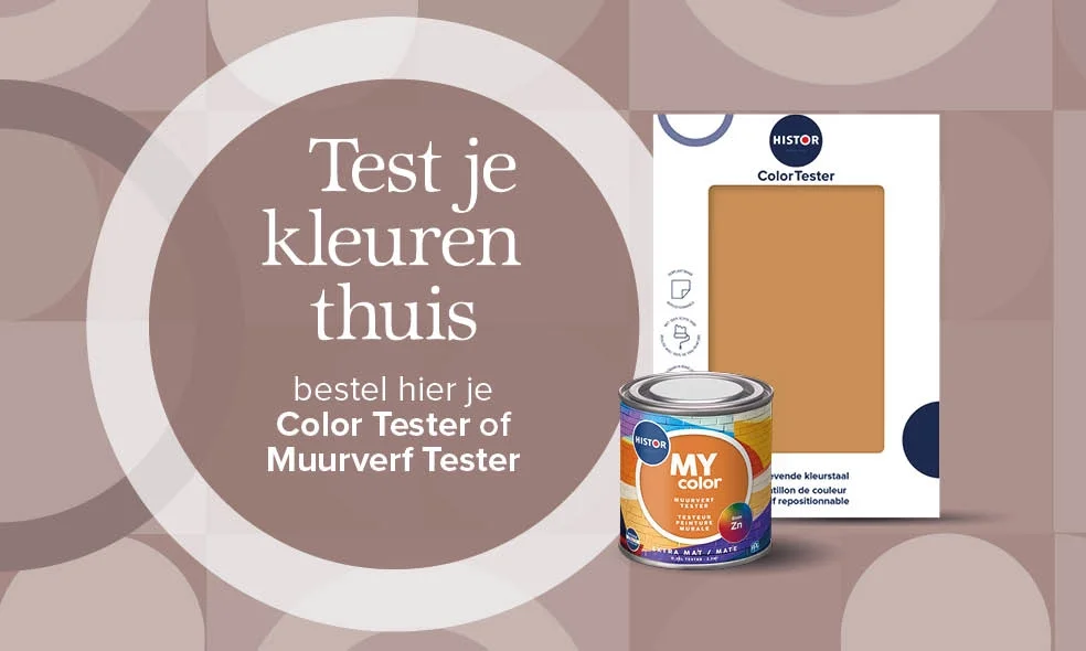 Bestel een verf tester voor extra zekerheid