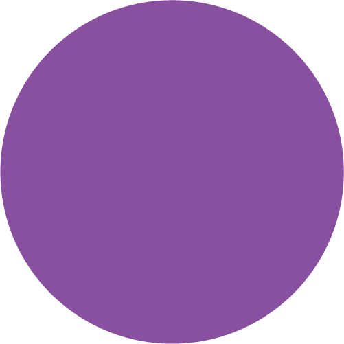 Un círculo morado sobre fondo negro