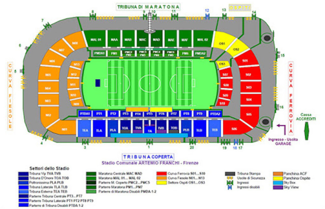 Artemio Franchi stadium, Florence, Italy, August 14, 2022, Nicolas