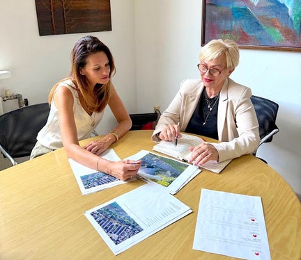 Präsidentin Francesca Tosolini und Landesrätin Patrizia Brillo