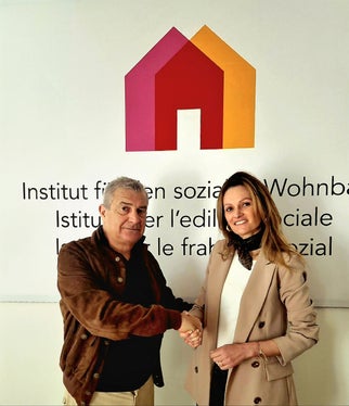 Präsidentin Francesca Tosolini und Direktor des Gesundheitsbezirks Bozen, Umberto Tait