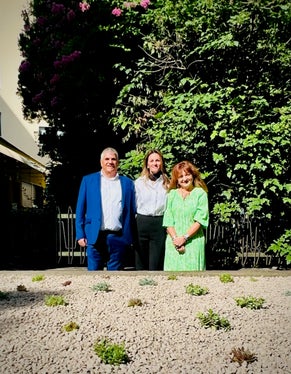 Presidente Tosolini, Assessore Della Ratta e Consigliera Daidone 