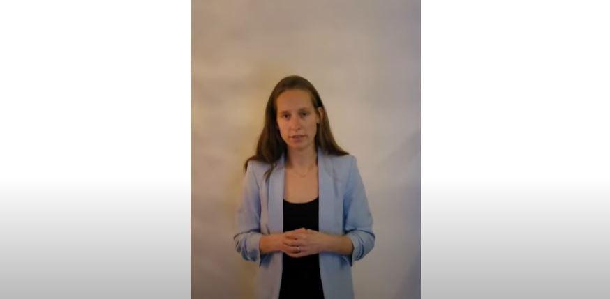 Screenshot uit de videopitch van Michelle Spek