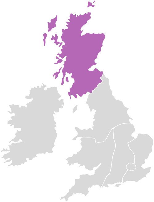 Map of Scotland