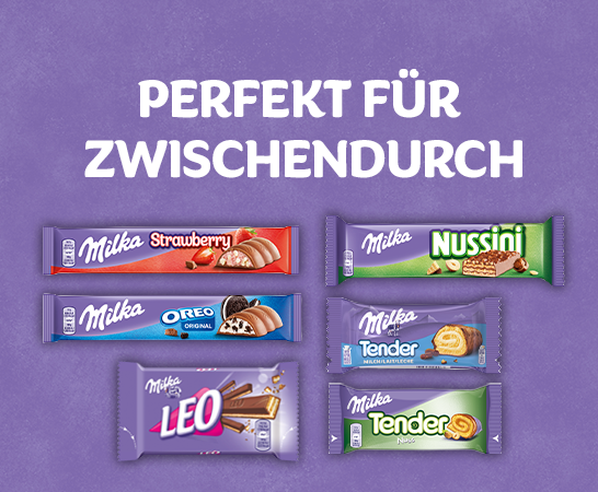 Milka Riegel: Perfekt für Zwischendurch