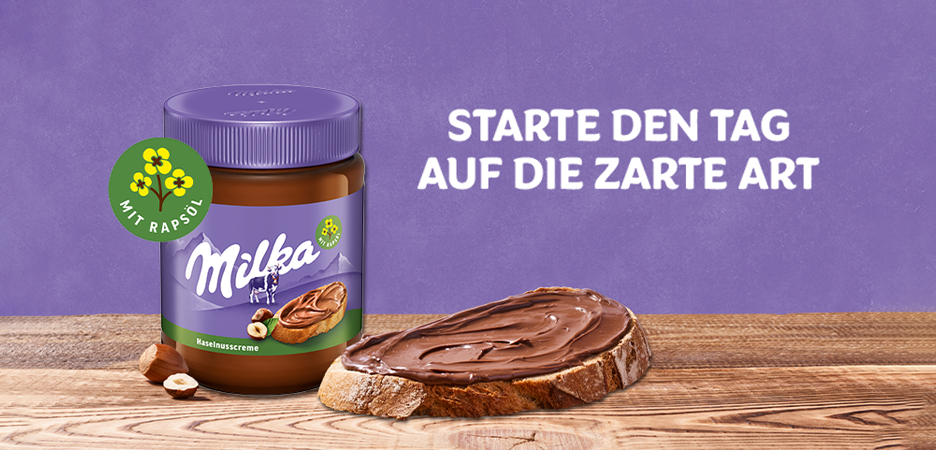 Milka Haselnusscreme: Starte den Tag auf die zarte Art