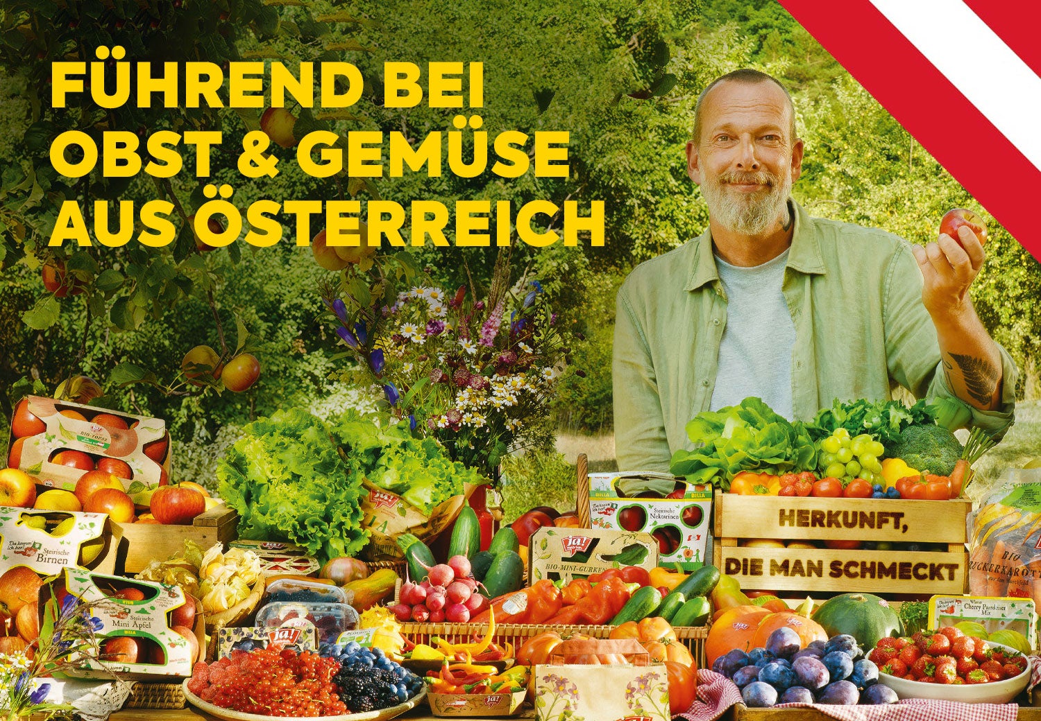 Führend bei Obst und Gemüse aus Österreich