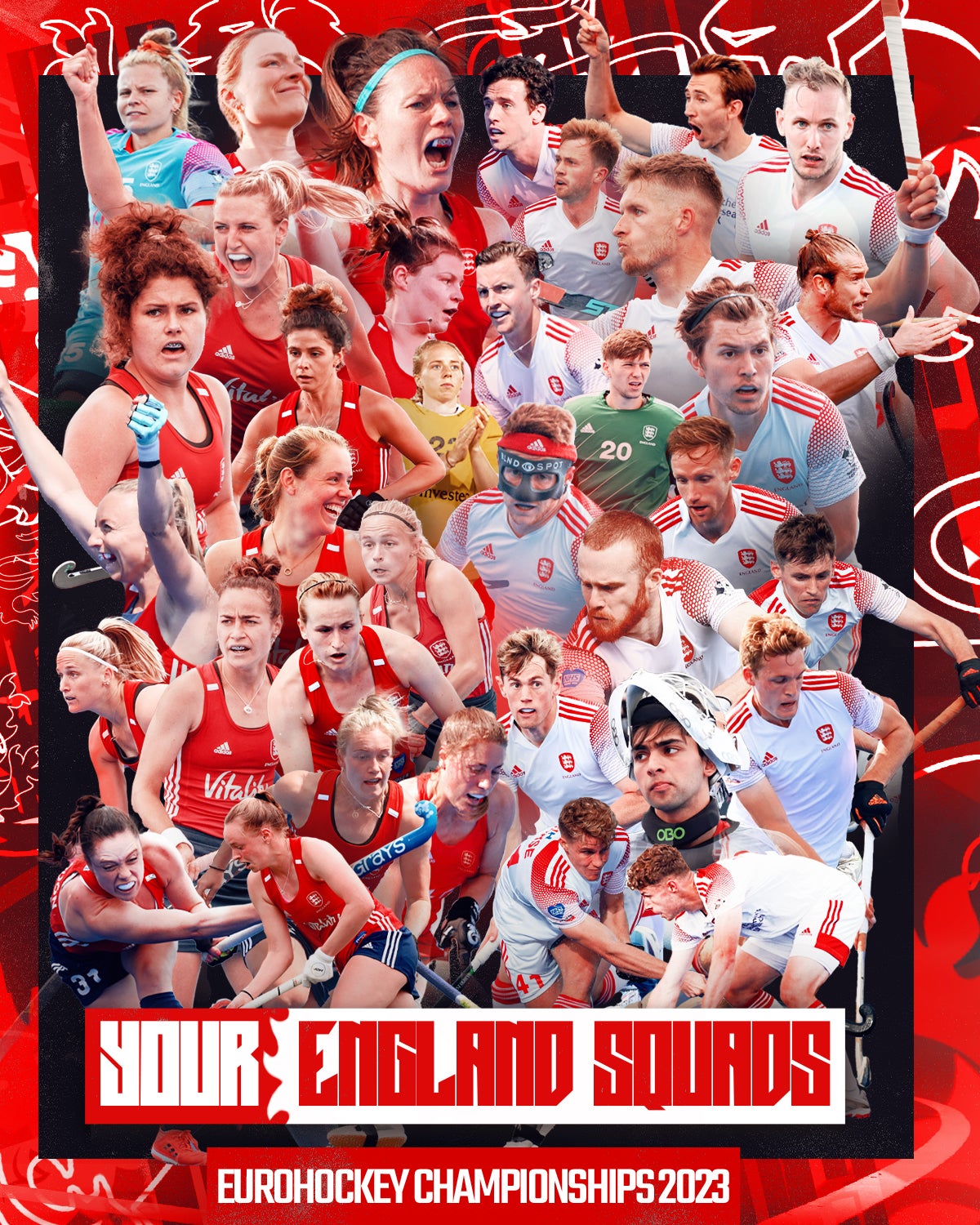 Euros 2023 Squad Graphic