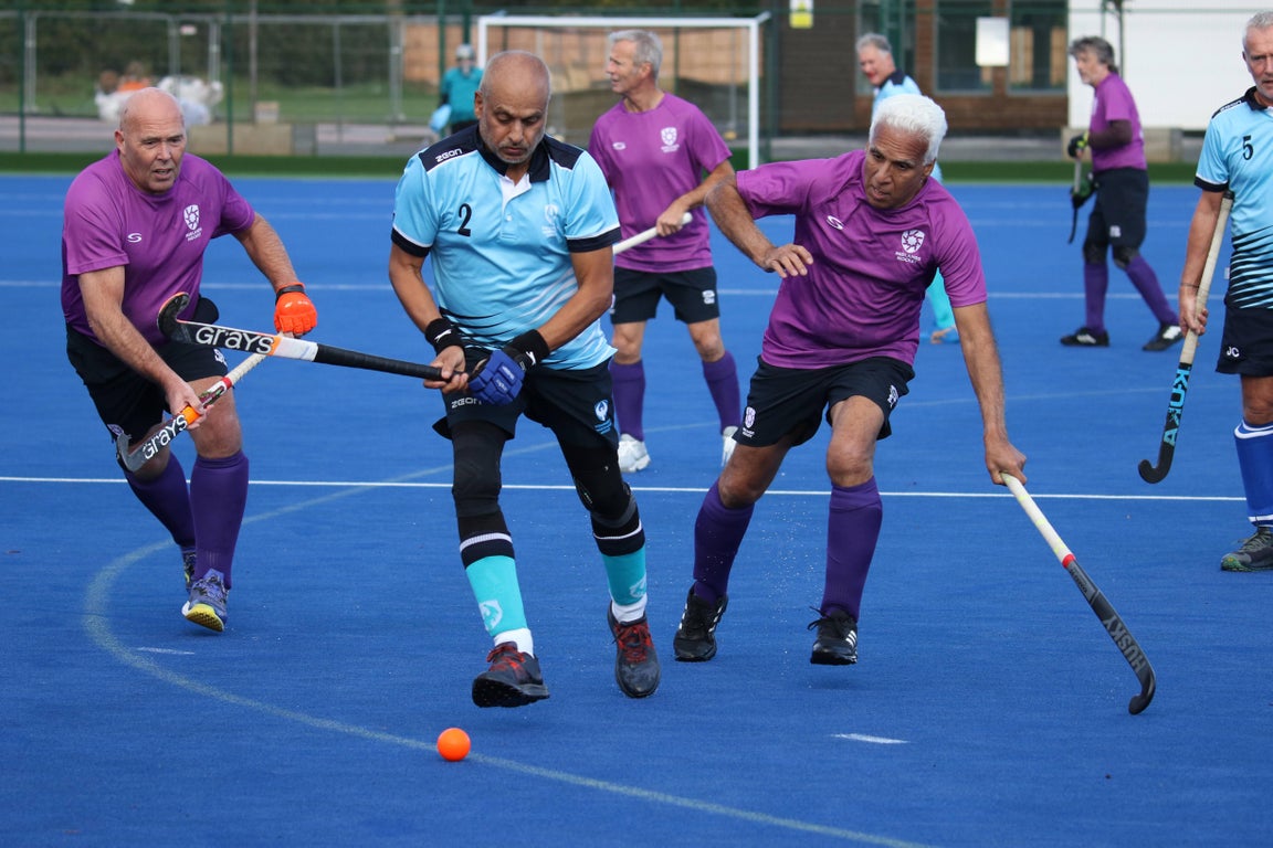 England O65 men's trials Oct 2023. Photo courtesy of Stewart Flisher.