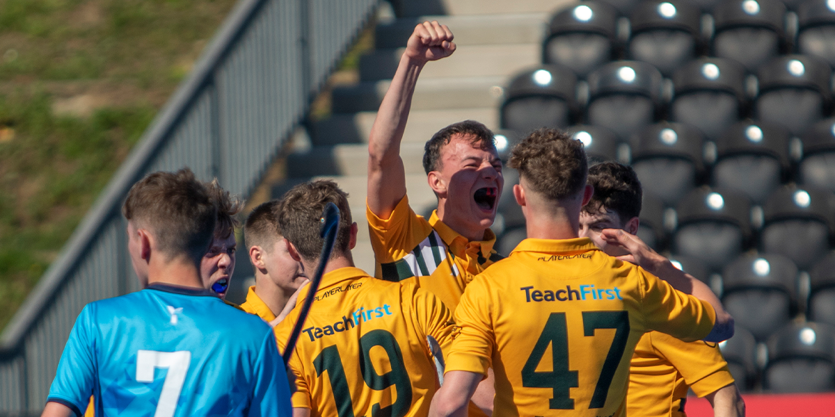 mens player celebrating