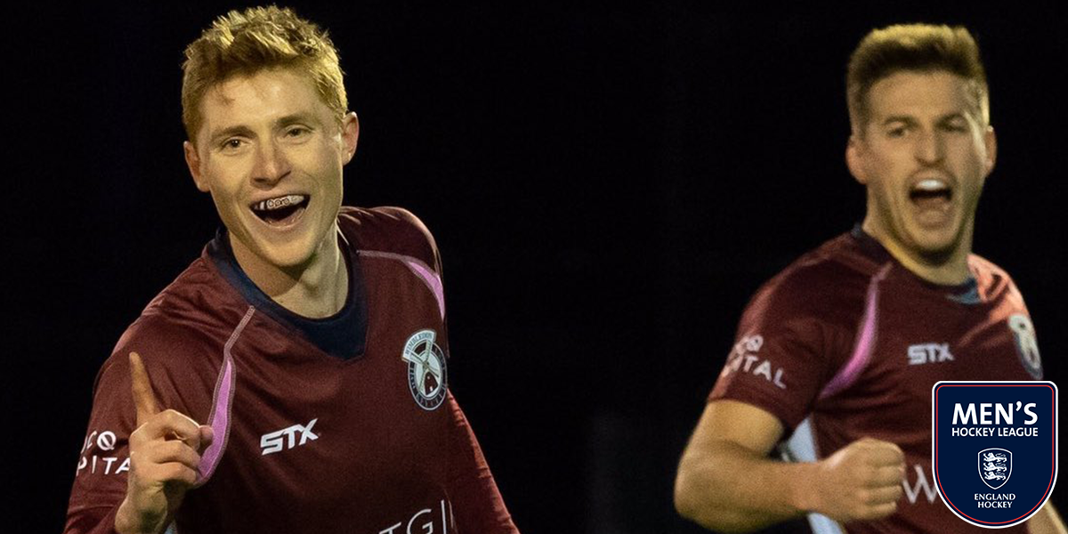 Wimbledon and Surbiton played out a 10-goal thriller. Credit: Debbie Christopher/@debbiechris33