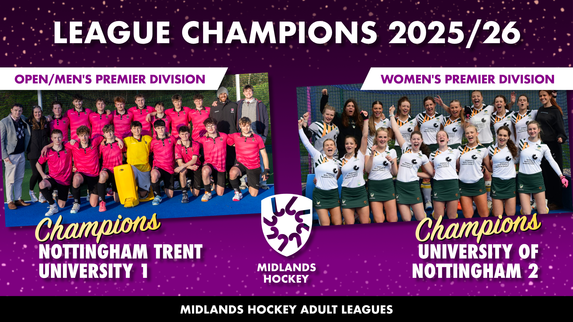 Midlands Hockey Adult League Champions 2025/26