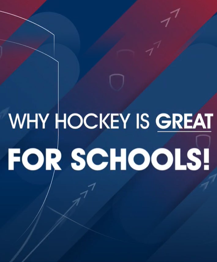 Why is hockey great for schools?