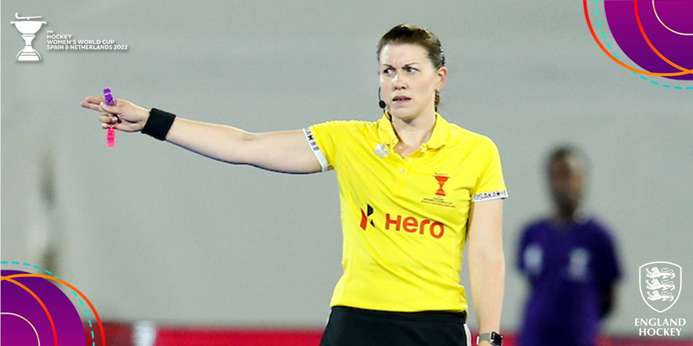 Umpire Hannah Harison