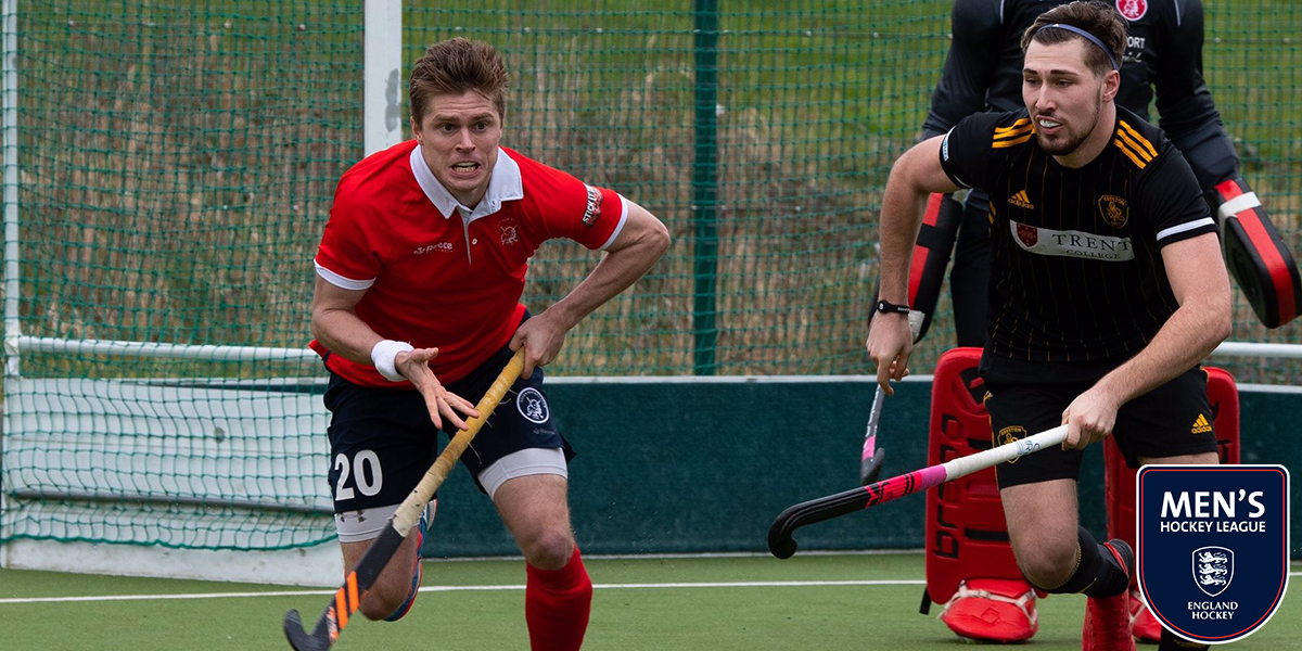 Beeston defeated Oxted 2-1 in a tight Men's Premier Division clash. Credit: Debbie Christopher