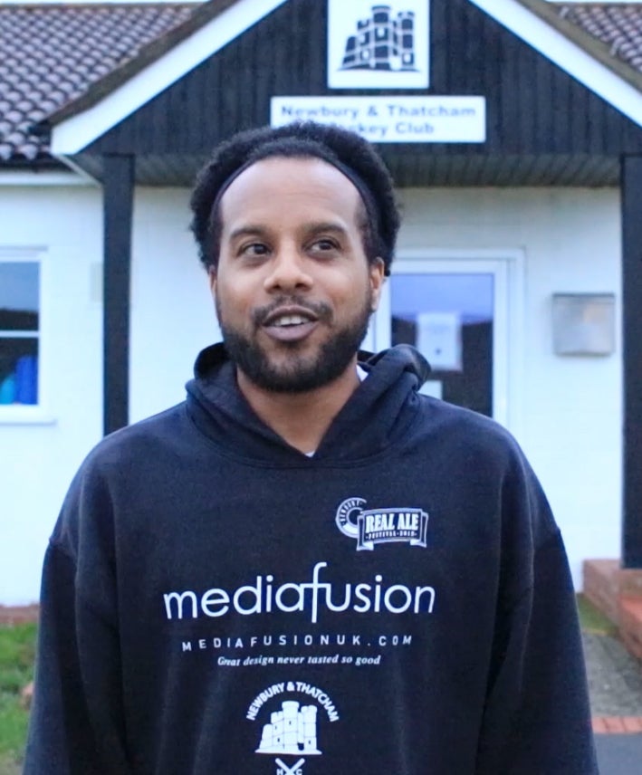 Newbury and Thatcham Hockey Club player Danny Fernandes