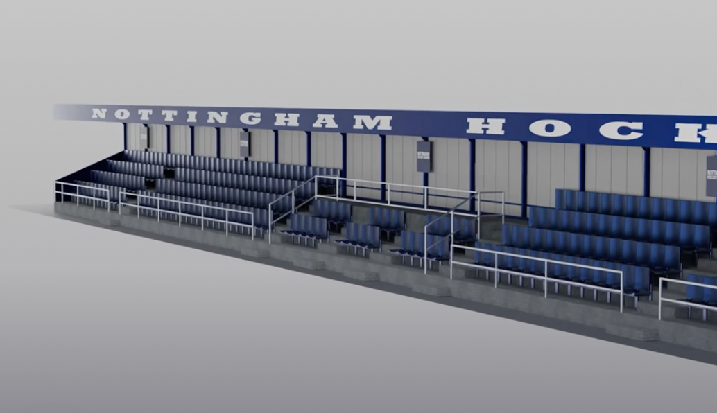 Nottingham Hockey Centre stand