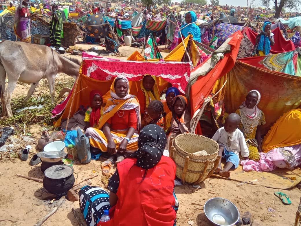 Gif showing multiple images of Red Cross workers responding to disasters around the world.